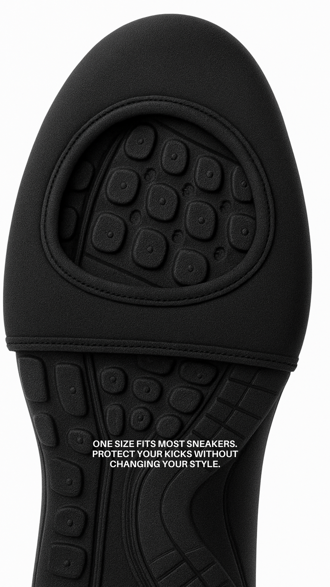 Sock style shoe protector - Logo