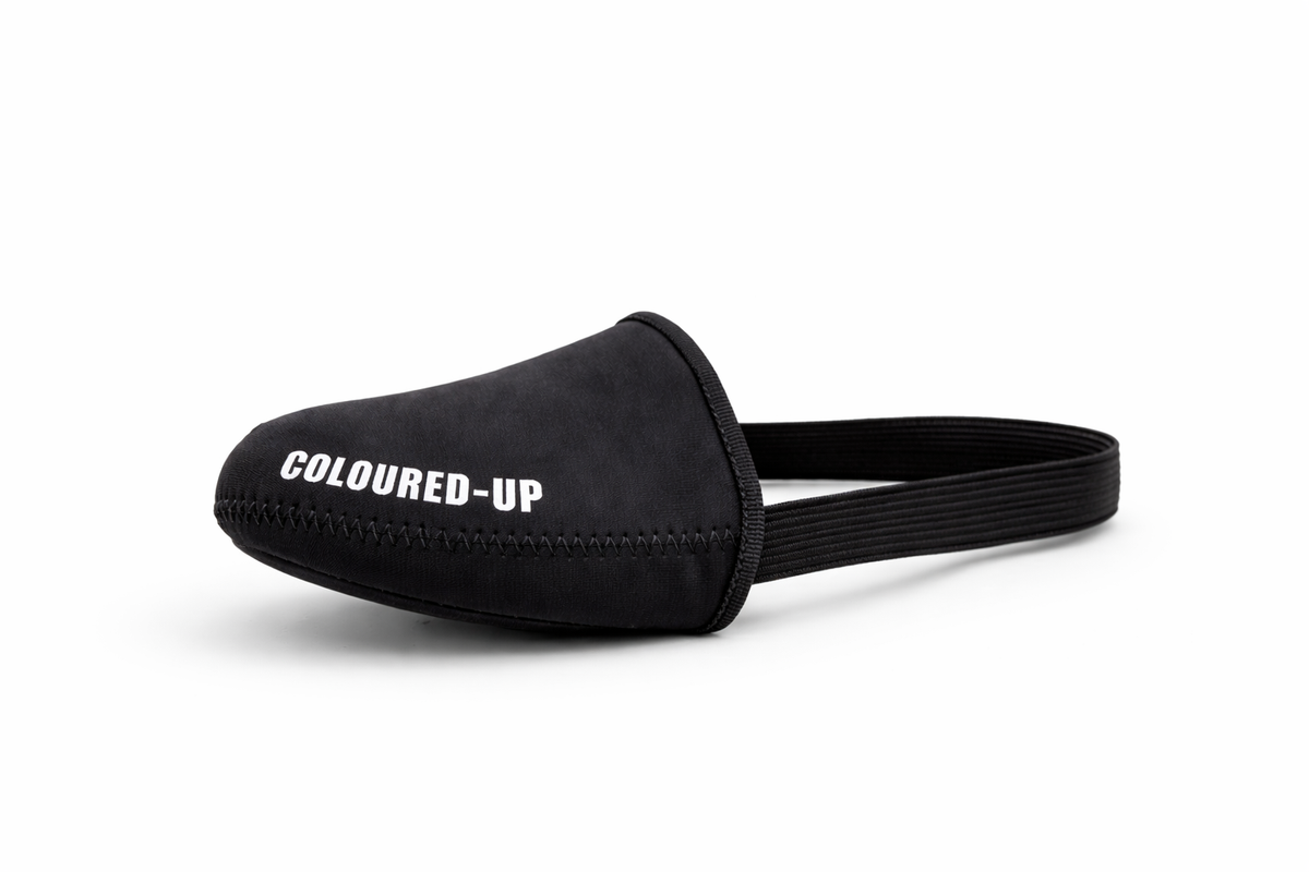 Sock style shoe protector - Logo